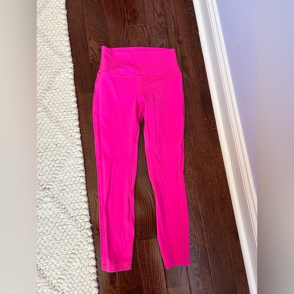 Lululemon sonic pink aligns worn 2x
